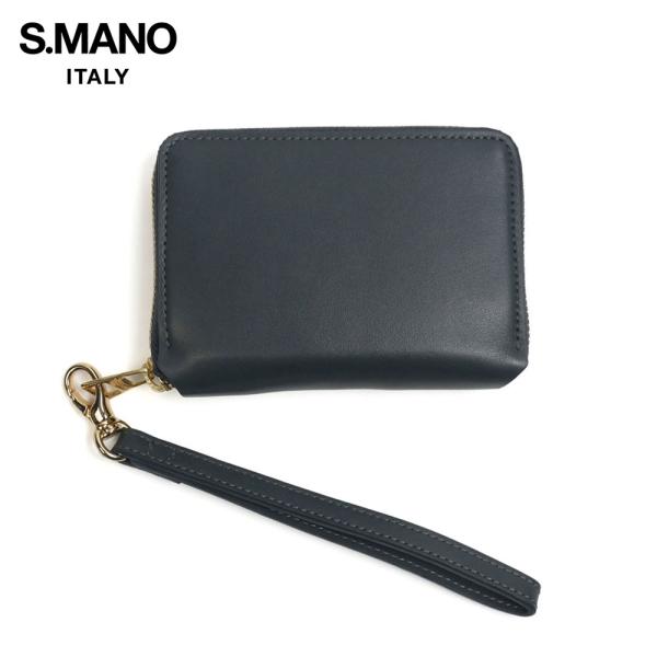 S.MANO エスマーノ FANO ミニ ウォレット grey smnj001