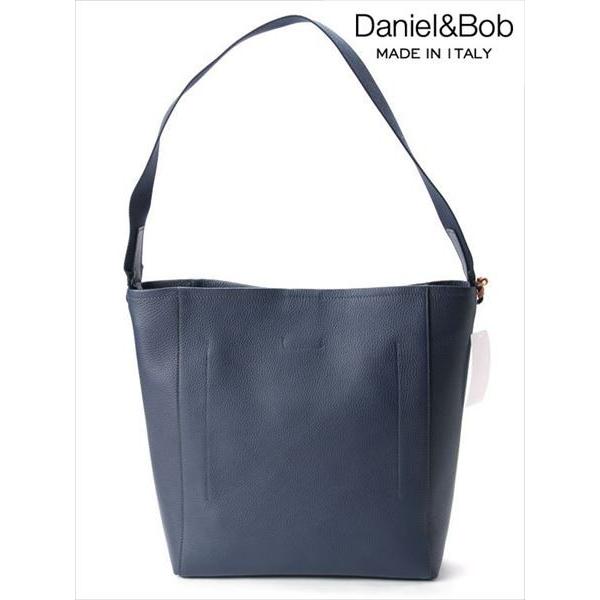 Daniel&amp;bob ダニエルアンドボブ レザーワンショルダーバッグ ネイビー ALVISE SH ...