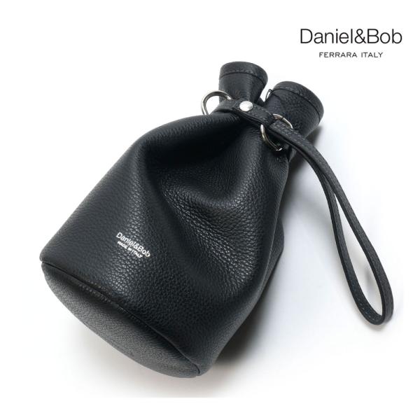 Daniel&amp;Bob ダニエルアンドボブ P.SACCA NERO 巾着バッグ アルチェ アコピアー...