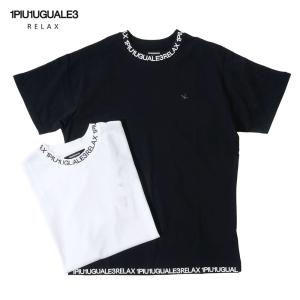 1PIU1UGUALE3RELAX ウノピゥウノウグァーレトレリラックス tシャツ メンズ 半袖 カットソー ブランド ust-24014｜up-avanti