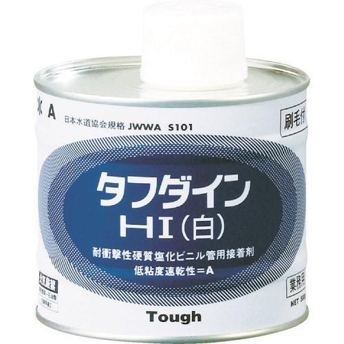 水道材料 クボタケミックス 塩ビ用 接着剤 タフダインHI 白 500G 商品コード 0037854...