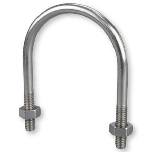 日栄インテック 【形式：N-070450-20A ネジサイズM6 商品コード：18002310】 ステンUボルト N-070450-20A ネジサイズM6