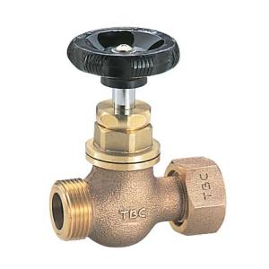 タブチ TBC TABUCHI  【22400201】 直結止水 丸ハンドル 水検 メータ直結止水栓...