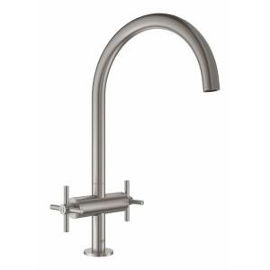 GROHE[グローエ]キッチン用水栓 【30 362 DCJ】 アトリオ 2ハンドルキッチン混合栓【メーカー直送のみ・代引き不可・NP後払い不可】｜up-b