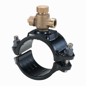 前澤給装工業 サドル付分水栓AF-NS A（ボ−ル式）サイズ100×25 鋳鉄管