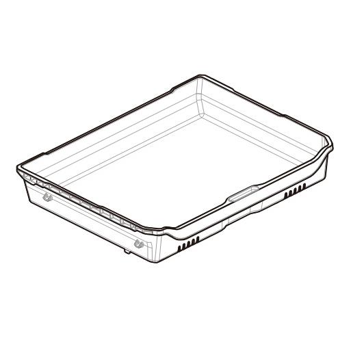 東芝 TOSHIBA【44071642】冷蔵庫 下段冷凍室スライドケース