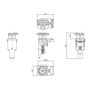 TOTO 【EKKS6JKAA22W】TOTO 風呂ふた 1600FC用2枚蓋セット 部品 1600FC