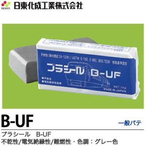 日東化成工業 プラシール 鉄道車両用パテ グレー 1Kg×20個/箱 B-UF｜up-b