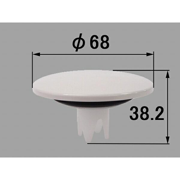 INAX/LIXIL 水まわり部品 プッシュワンウエイ排水栓密閉フタ[B21-SVLAR(68)] ...