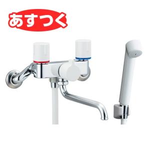 KVK 【MTB200DP1】デッキ形サーモスタット式混合栓（取付ピッチ100mm