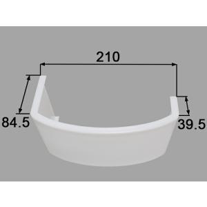 INAX/LIXIL 水まわり部品 照明カバー[BM-MFT75-2] トイレ BM-MFT75-2※特注品・キャンセル不可｜up-b