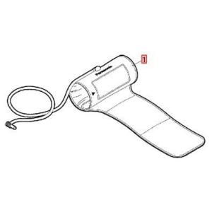 パナソニック Panasonic 上腕血圧計 カフ 圧迫帯 EWBU76H7367