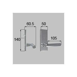 LIXIL リクシル トステム スタイルＥタイプ把手(簡易錠)