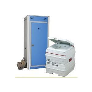 アクト石原 組み立て式簡易仮設トイレ+ポータブル水栓トイレ24Ｌセット