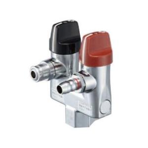 光陽産業 LB二口ペアON・OFFヒューズガス栓 都市ガス用 G025-12R