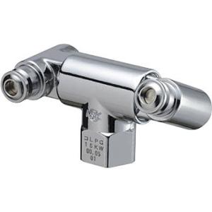 光陽産業 LB二口ペアON・OFFヒューズガス栓 LPG用 G025Z-12PR : 住宅