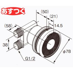 【あすつく】ノーリツ NORITZ ガス給湯器 JXシリーズ【JX-F】循環アダプターJX-F｜up-b