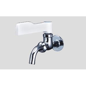 KVK 万能ホーム水栓 ロングレバー付 ビス止 単水栓/iジョイント