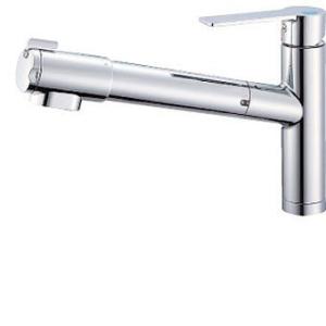 新品　サンエイシングル浄水器付ワンホールスプレー混合栓　K87680TJV SANEI シングル浄水器付ワンホールスプレー混合栓 [キッチン 水栓 蛇口