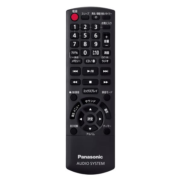 パナソニック Panasonic コンパクトステレオシステム リモコン N2QAYB001260