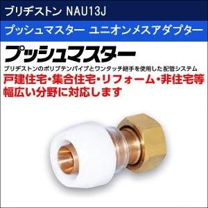 ブリヂストン プッシュマスター ユニオンメスアダプター NAU13J 10個入  