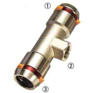 配管部材 分岐チーズ（枝ねじ) 20A×Rc1/2×20A 都市ガス用 NFP-03-20