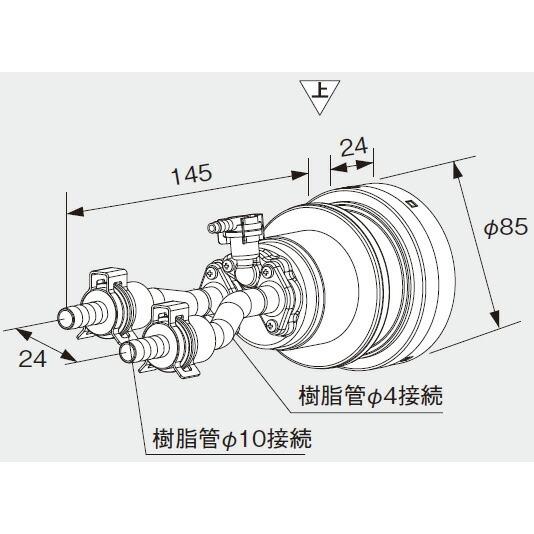 ノーリツ 給湯器 部材 0707494 循環アダプターMB2-1-JS 【0707494】