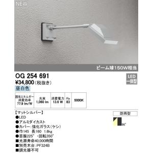 ODELIC（オーデリック） スポットライト 【OG 254 690】 外構用照明