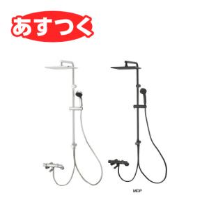 【あすつく】 三栄水栓[SANEI]【SK18520-2S4-MDP-13】サーモシャワー混合栓URBANTOWER マットブラック