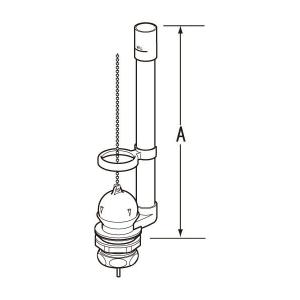 INAX LIXIL・リクシル トイレ 排水弁 フロート弁 TF875C(250)38｜up-b