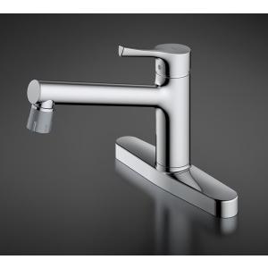 TOTO 【TKS05313J】 《KJK》 台付シングル混合水栓（エコシングル