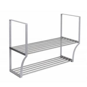 棚 2点 田窪工業所 伸縮パイプ棚2段 幅60〜90cm TS2-90L : くらし壱番館