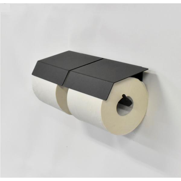 杉山製作所 ムクペーパーホルダーA 2連 サンドブラック W-MUK2050