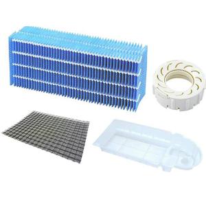 ダイニチ工業 【WEB21185】 セット 加湿器 抗菌気化フィルター/取替えトレイカバー 3枚入/Ag+抗菌アタッチメントEX-W（白）/抗菌エアフィルター 別売部品