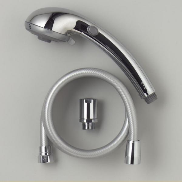 KVK Z981/800 3wayシャワーヘッド&amp;ホースワンストップ機能付(ソフト・レギュラー・ムー...