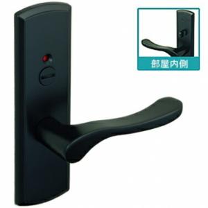 ウッドワン WOOD ONE【ZH11B　ZH11B3-B】表示錠：レバーハンドルセットB型（ブラッ...