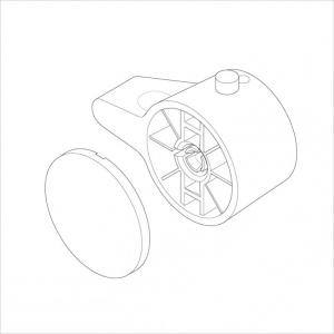 KVK ZK1T229MA/800 KF229等用温調ハンドルセットめっきパナソニック電工仕様 KVK補修部品＞レバー・ハンドル｜up-b