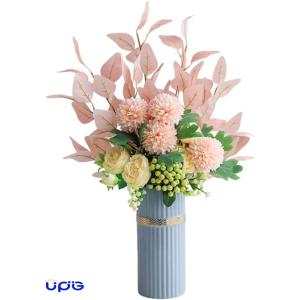 造花と花瓶 家の装飾と結婚式のための花瓶と人工シ...の商品画像