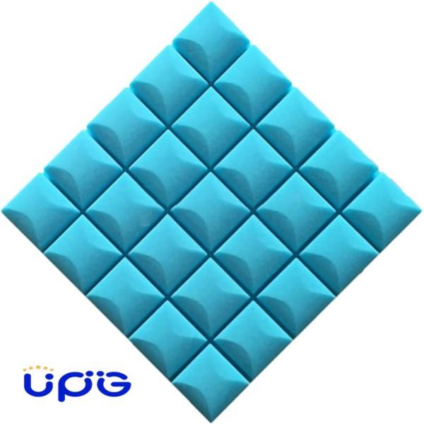 吸音ボード厚みのある高密度防音綿自己粘着家庭用吸音ティンパンピアノルーム (Color : Blue...