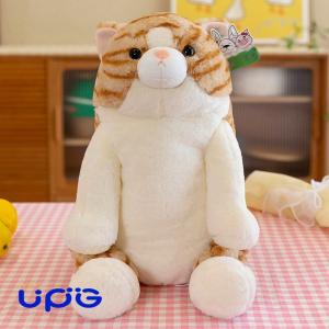可愛い ねこ 抱きまくら クッション ぬいぐるみ おもちゃ ふわふわ 猫のぬいぐるみ 萌え 癒し系 かわいい 添い寝人形 インテリア 子供｜up-g