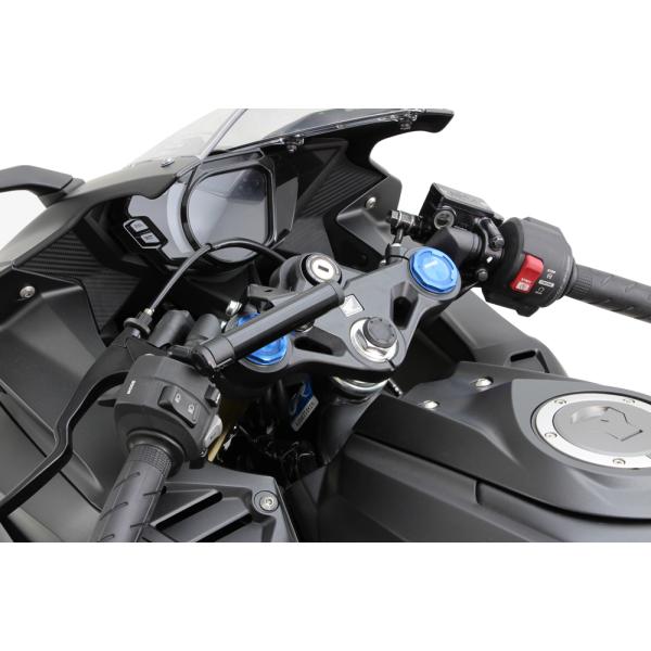 ハリケーン クランプバー USB電源付 CBR250RR(MC51) ブラック HU1026B