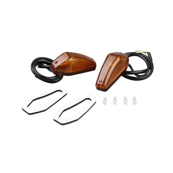 POSH Faith エアロシャープミニタイプ（2個入り）12V15W電球付 オレンジレンズ  09...