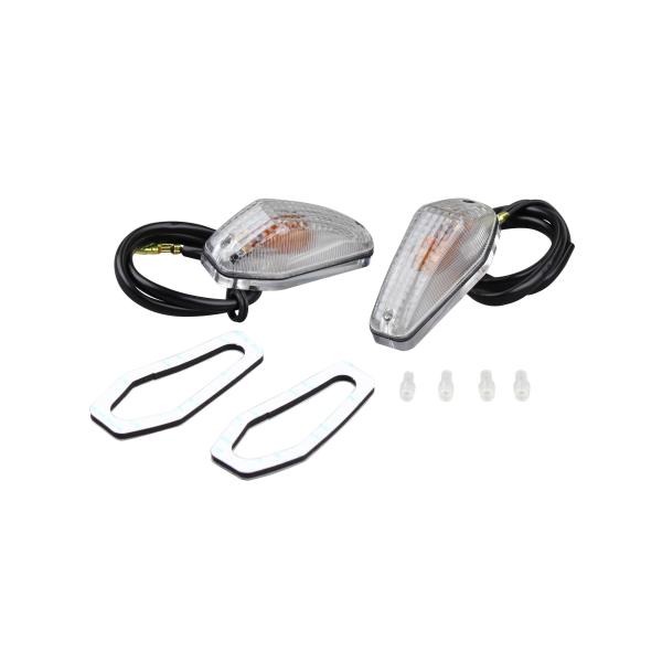 POSH Faith エアロシャープミニタイプ（2個入り）12V15W電球付 クリアーレンズ  09...