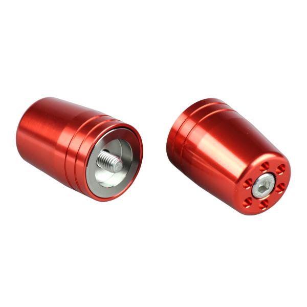 POSH Faith ウルトラヘビーバーエンドカワサキ純正ハンドル用 M8タイプ ディープオレンジ ...