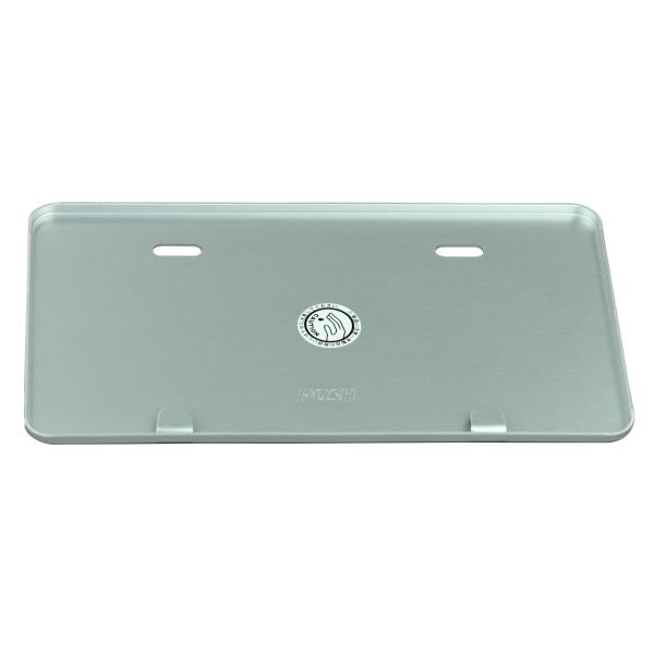 POSH Faith アルミライセンスプレートLサイズ シルバー  500191-03-10
