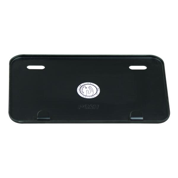 POSH Faith アルミライセンスプレートSサイズ ブラック  500190-06-10