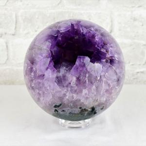 ロマネサイトインアメジスト ファントム 丸玉 (約28.8mm珠) ブラジル産