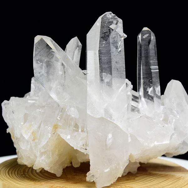 Arkansas アーカンソー 水晶 クラスター (約384.5g) 原石 アメリカ アーカンソー州...