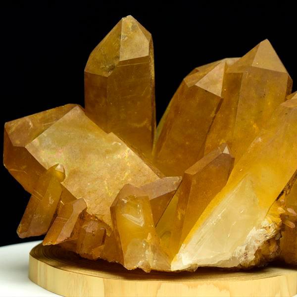 全品採掘鉱山より直輸入 アーカンソー 水晶 ゴールデンヒーラー クラスター (約924.5g) 原石...