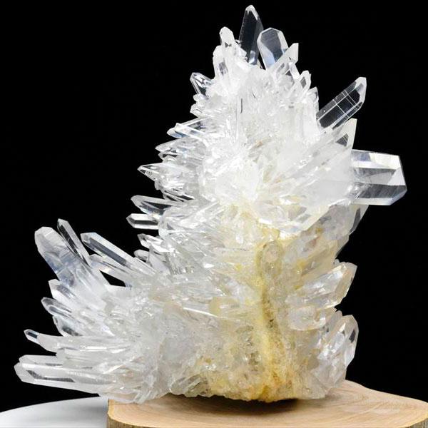 Arkansas アーカンソー 水晶 クラスター 原石 アメリカ・アーカンソー州産 (約1306g)...